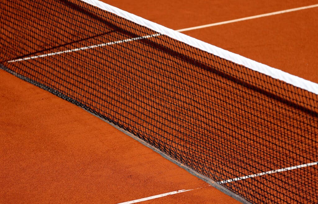 Celebrating Women's Sport Tennis Net View