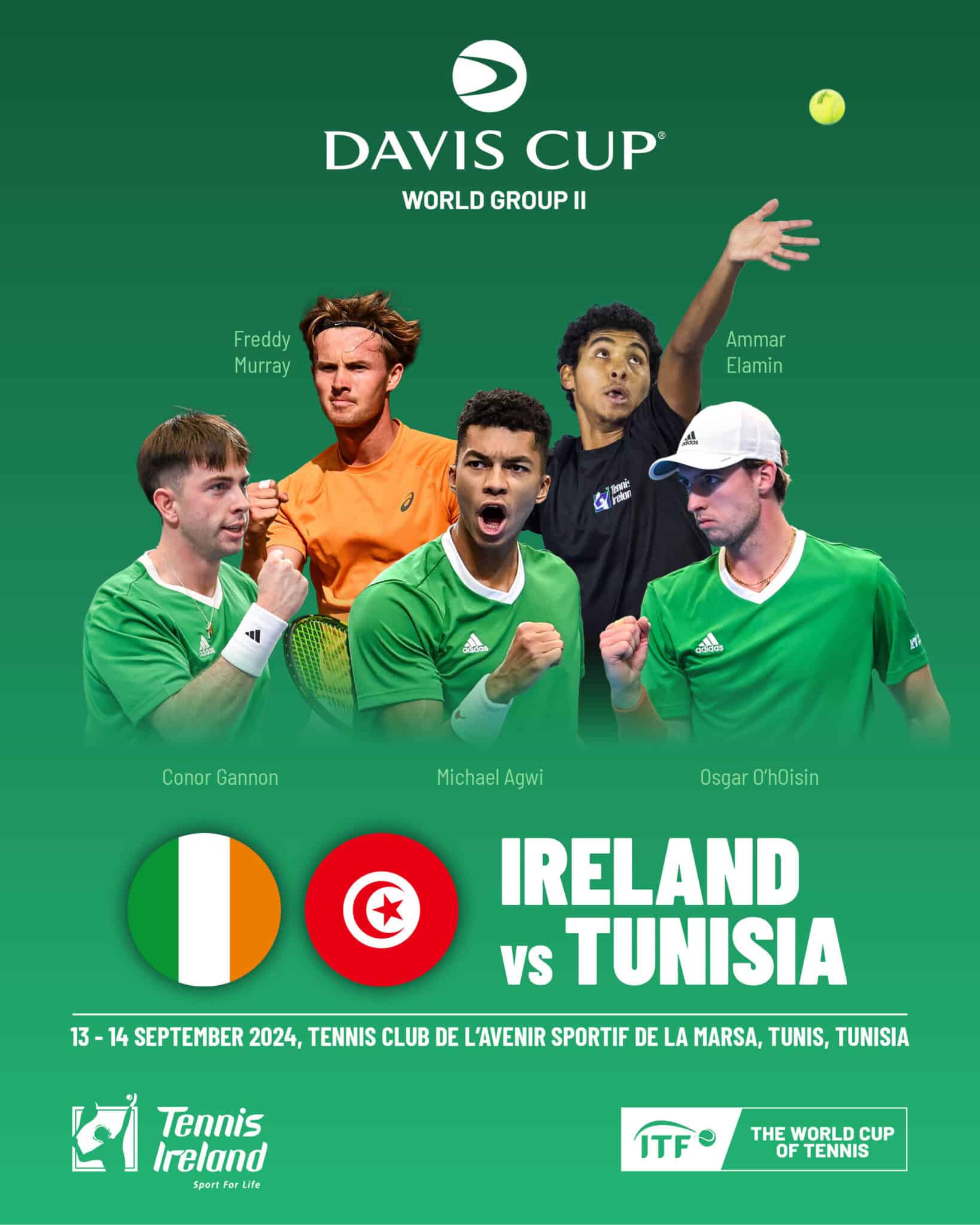 Davis Cup Team September 2024 Tennis Ireland