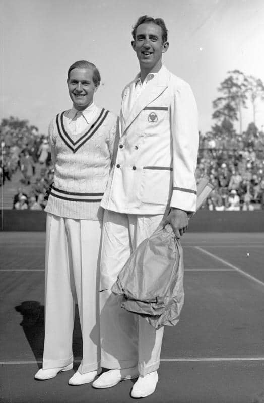 Black and white ohoto of George Luttleton Rogers and Gottfried von Cram circa 1930 