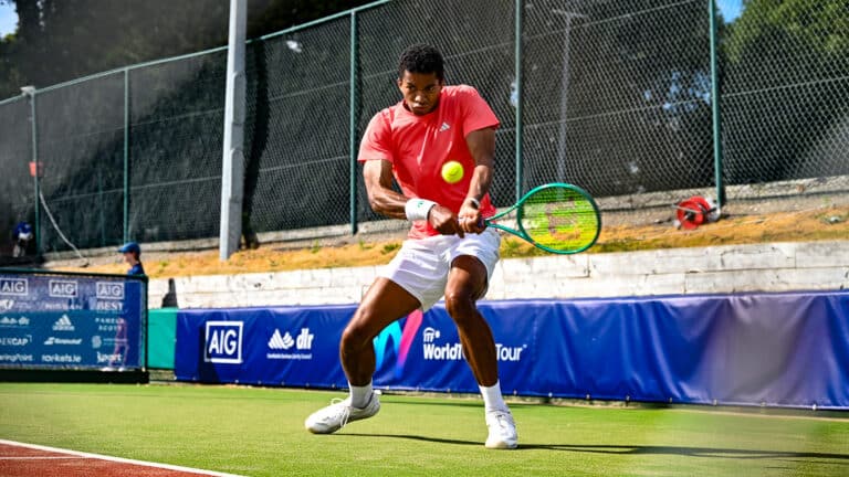 Michael Agwi at the DLR Irish Open